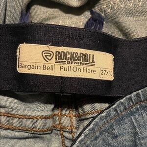 Rock & Roll Denim Women's Blue Flare Jeans